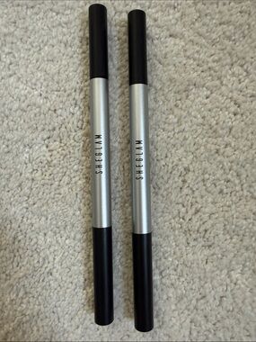 SHEGLAM Black Dual-Ended Precision Eyeliner Pencil - 2 Pack